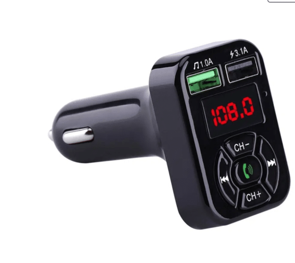 Modulador FM a Bluetooth generico color negro